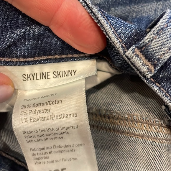 PAIGE Transcend Vintage - Skyline Skinny Jeans In Bloomfield - Picture 9 of 11